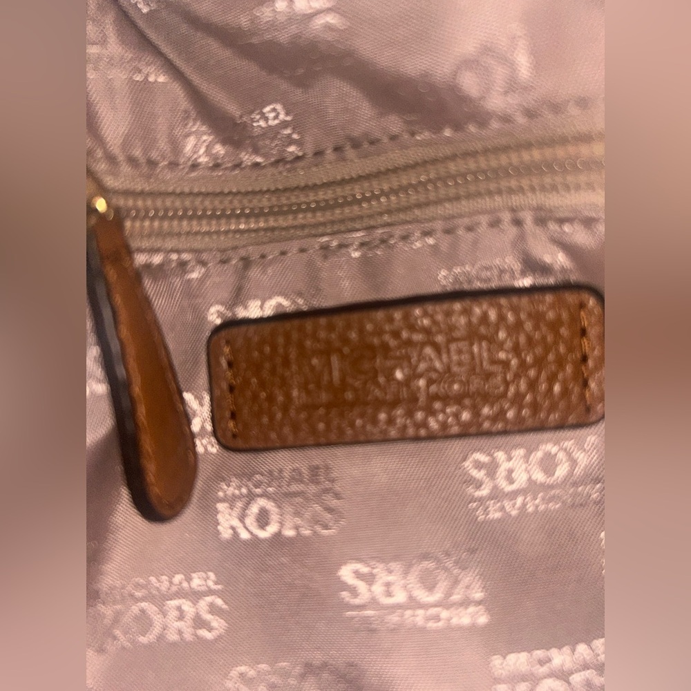never used Michael Kors Brown Leather Handbag - Picture 10 of 10